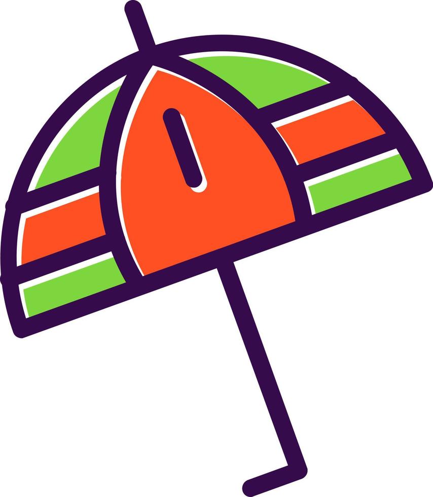 Umbrella Vector Icon Design