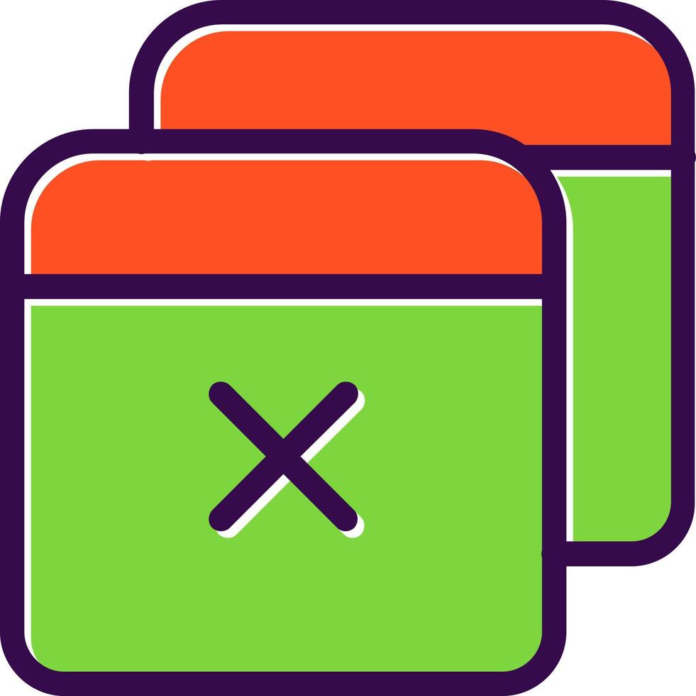 Window Close Vector Icon Design