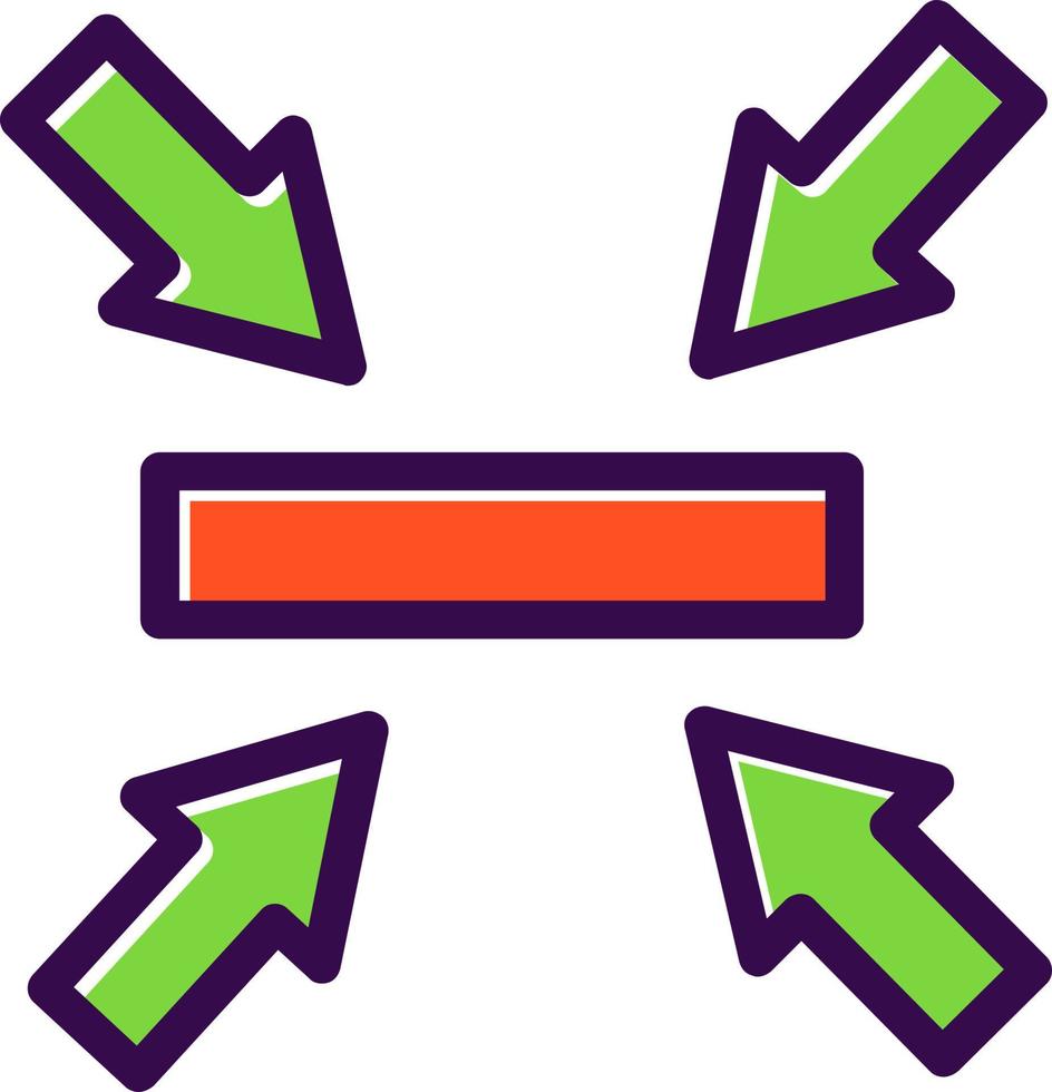 Window Minimize Vector Icon Design