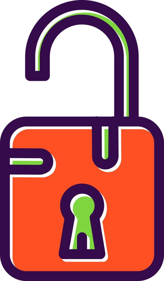 Unlock Vector Icon Design