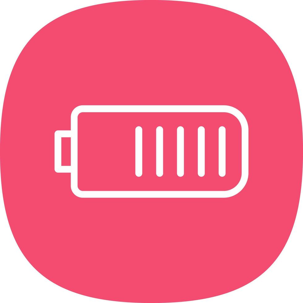 Battery Three Quarters Vector Icon Design