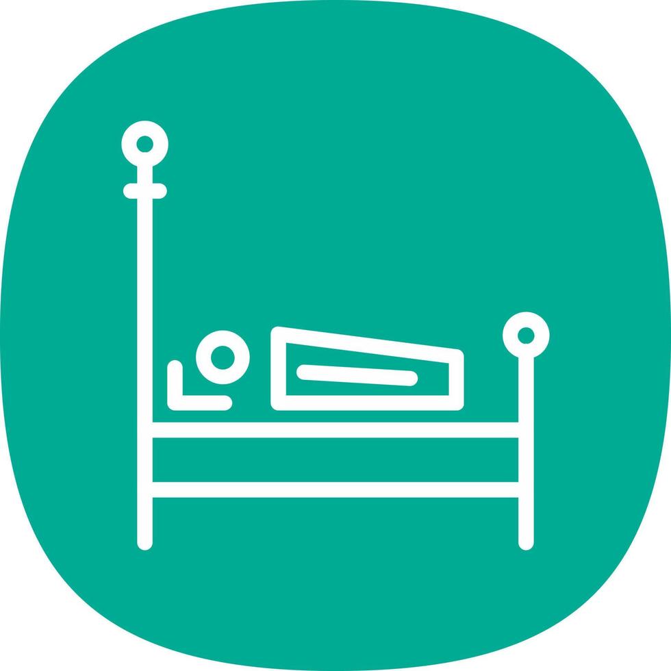 Bed Vector Icon Design
