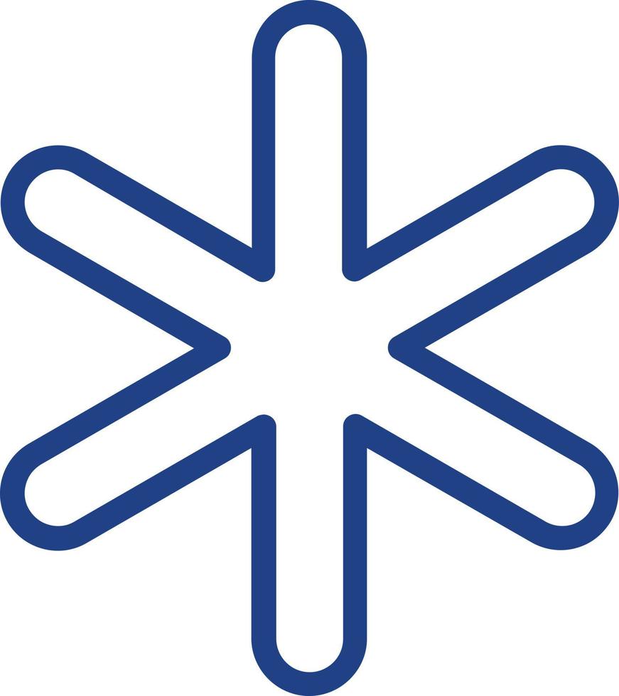 Asterisk Vector Icon Design