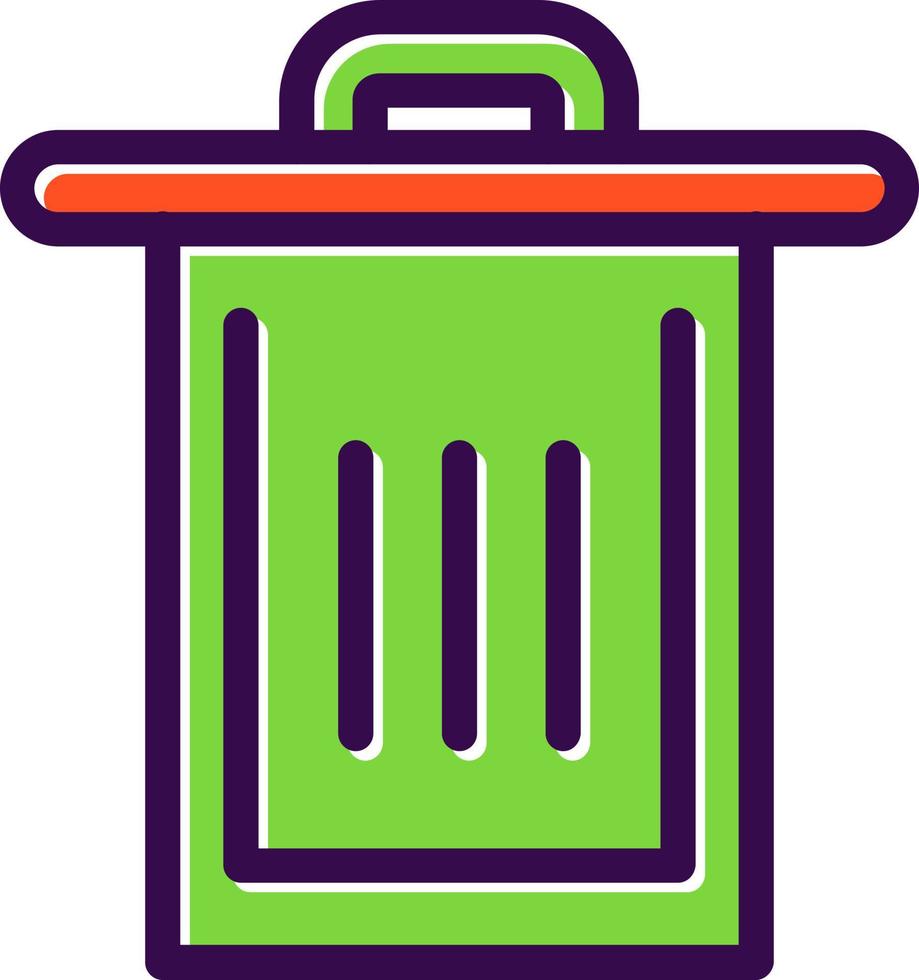 Trash Vector Icon Design