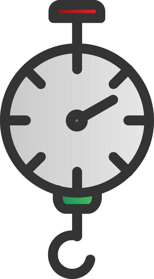 Weight Hanging Vector Icon Design
