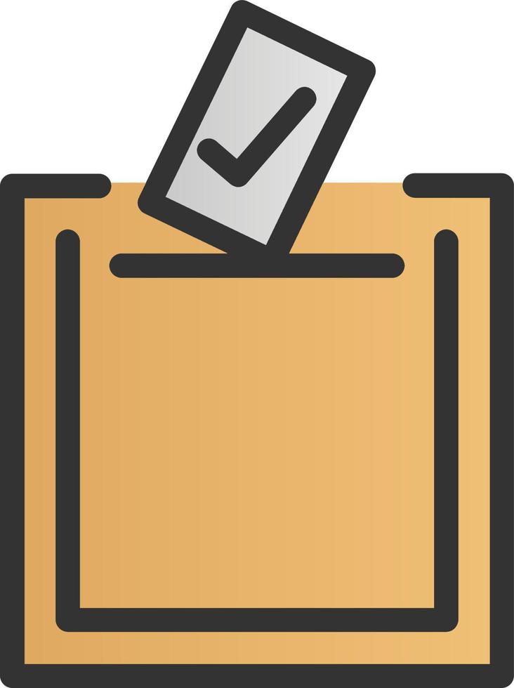 Vote Yea Vector Icon Design