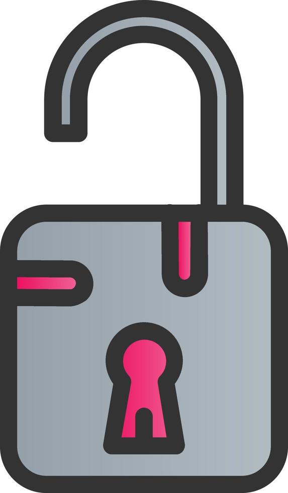 Unlock Vector Icon Design