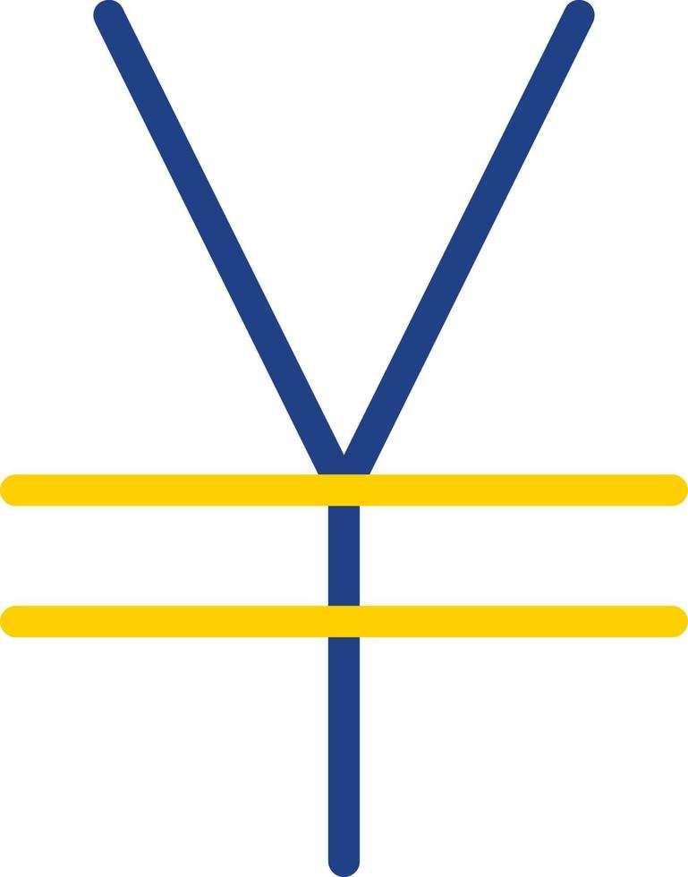 Yen Sign Vector Icon Design
