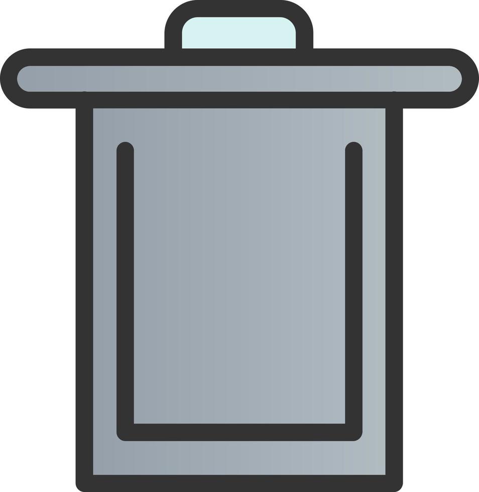 Trash Alt Vector Icon Design