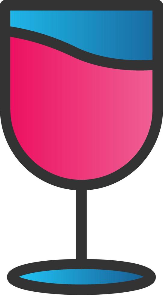 diseño de icono de vector de copa de vino