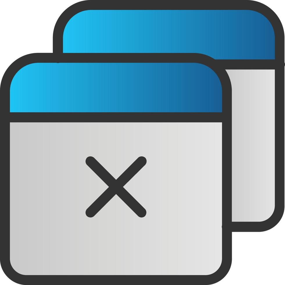 Window Close Vector Icon Design