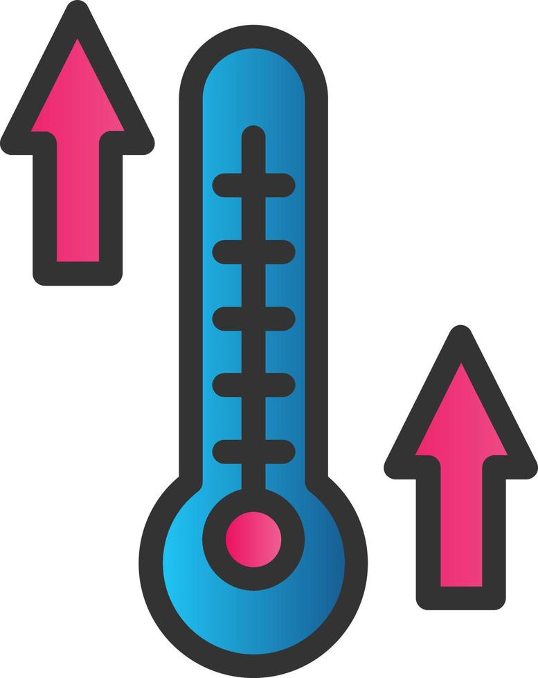 Temperature High Vector Icon Design