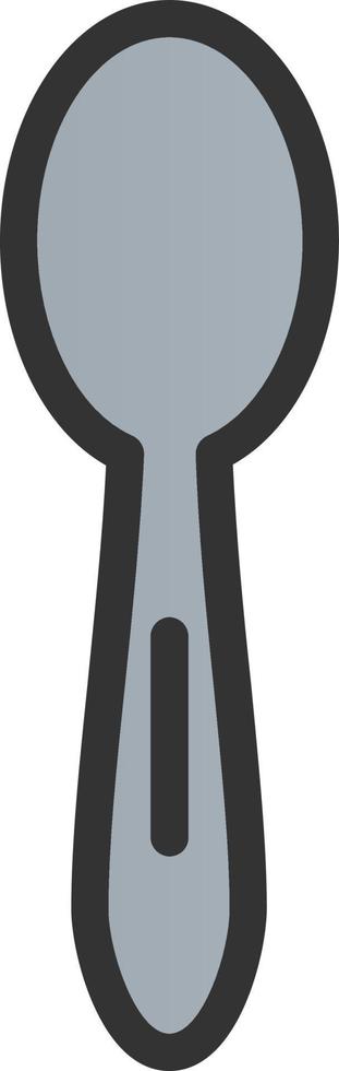 diseño de icono de vector de cuchara de utensilio