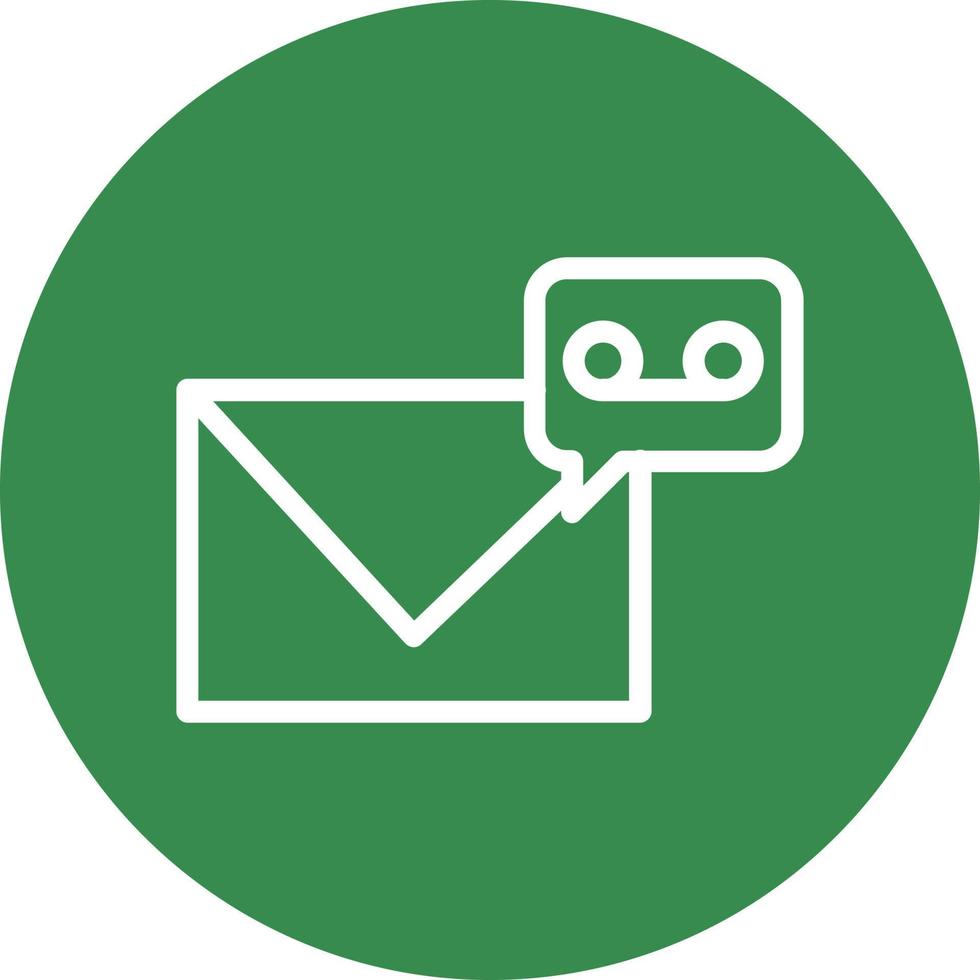 Voicemail Vector Icon Design