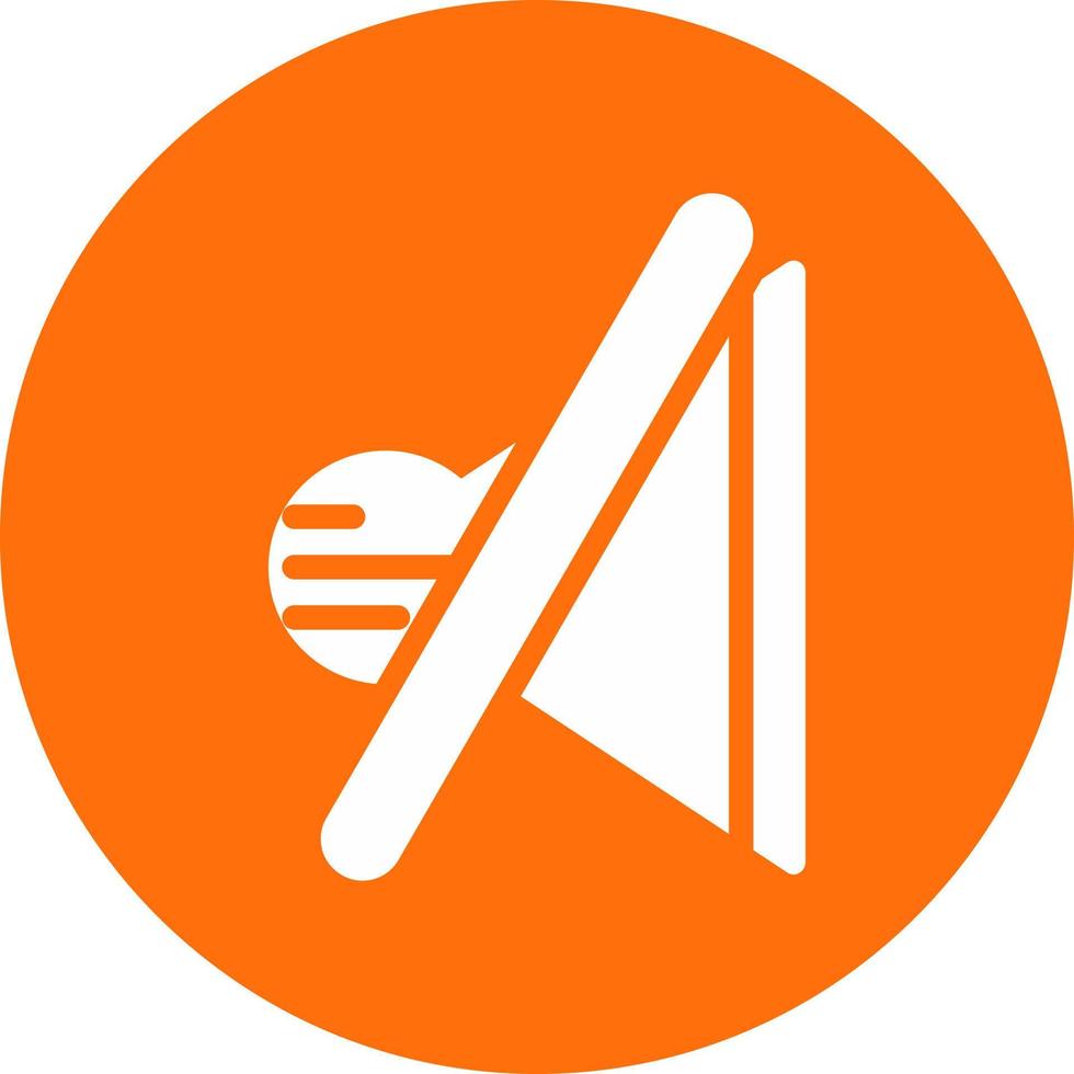Volume Mute Vector Icon Design