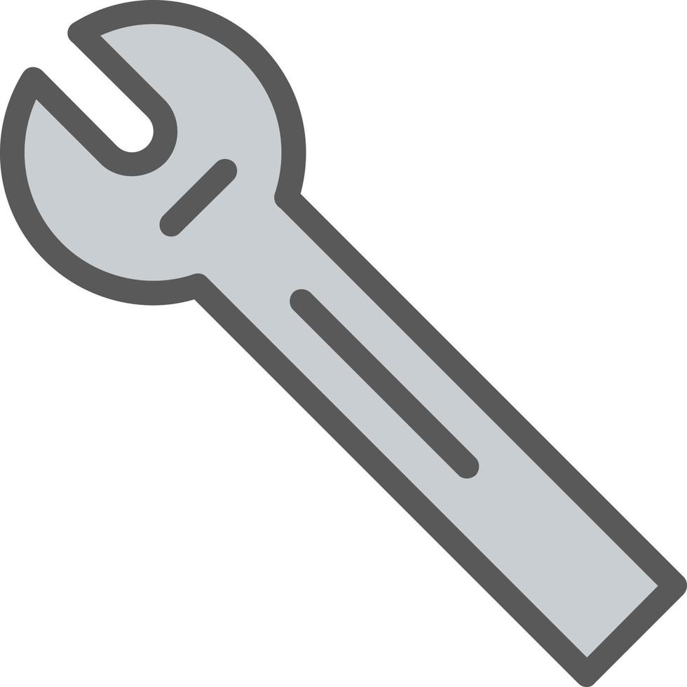 Wrench Vector Icon Design