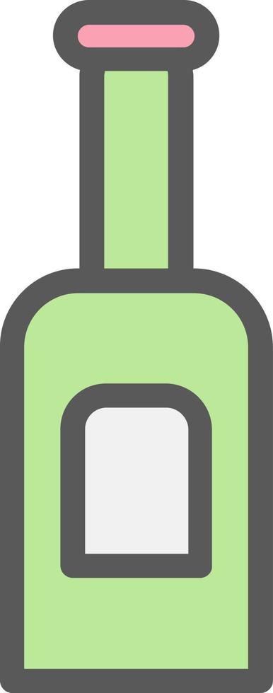 Wine Bottle Icon vector