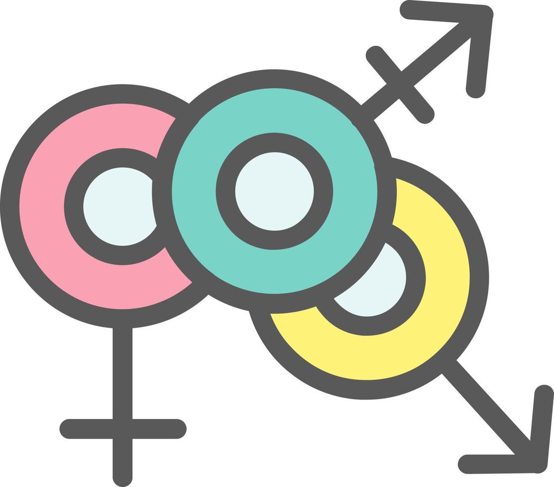 Transgender Alt Vector Icon Design