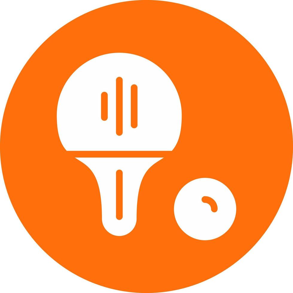 Table Tennis Vector Icon Design