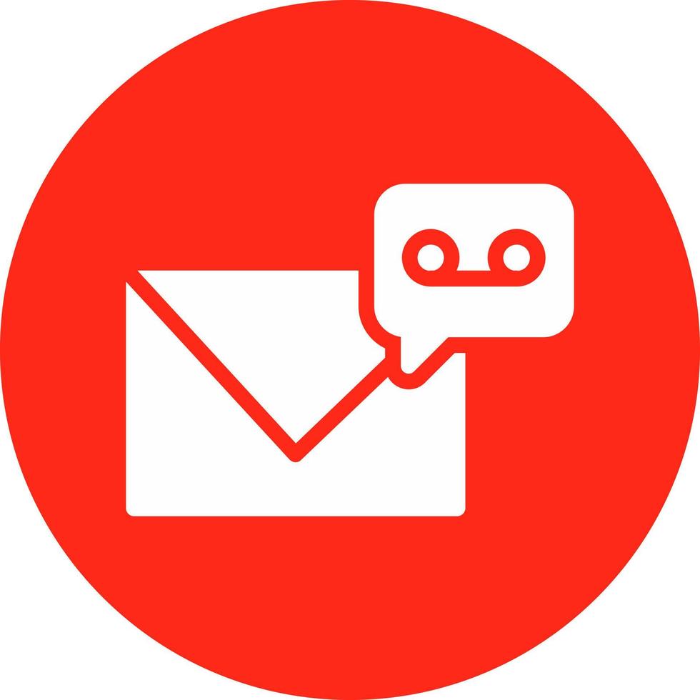 Voicemail Vector Icon Design