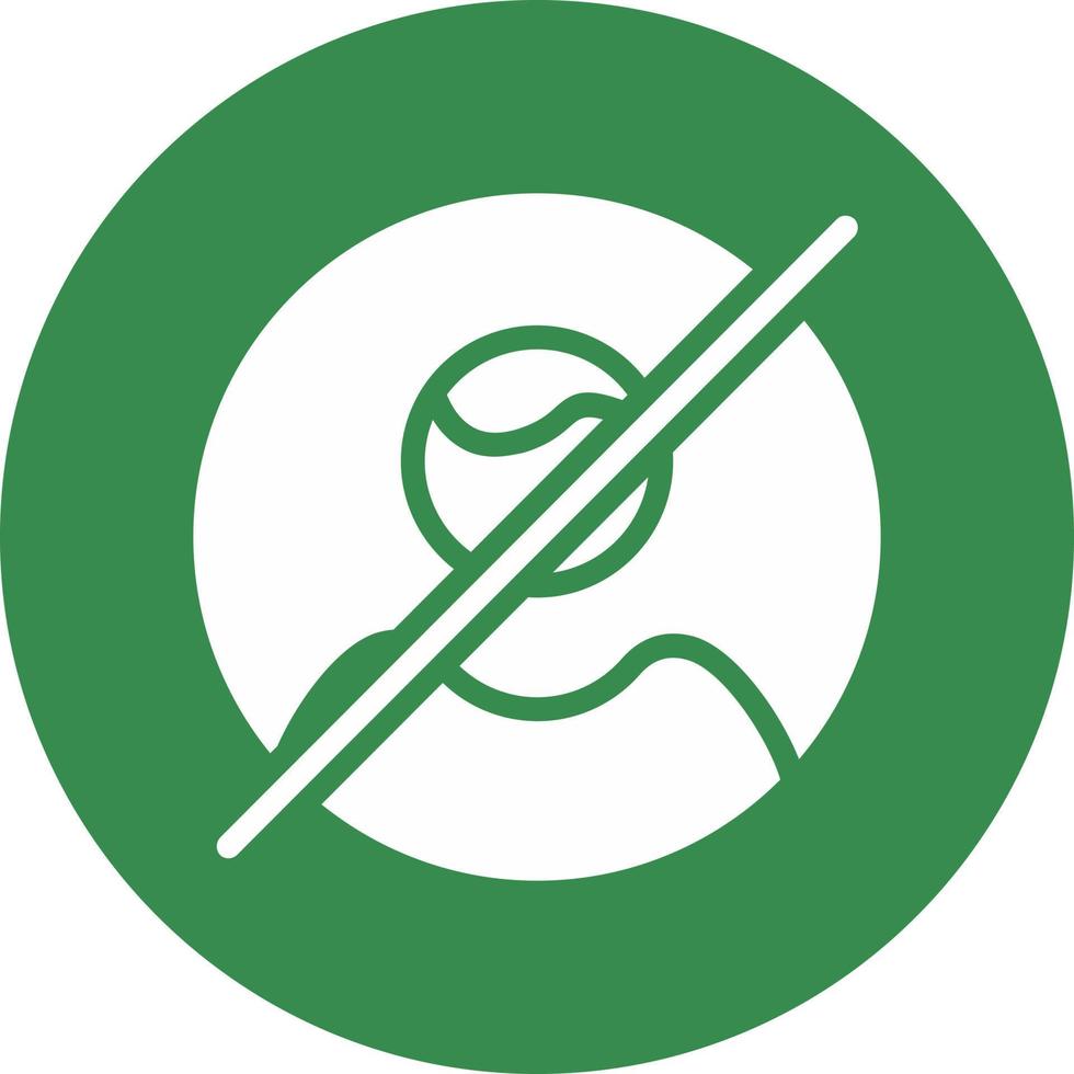 Users Slash Vector Icon Design
