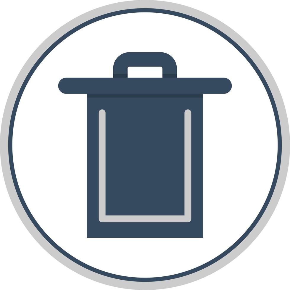 Trash Alt Vector Icon Design