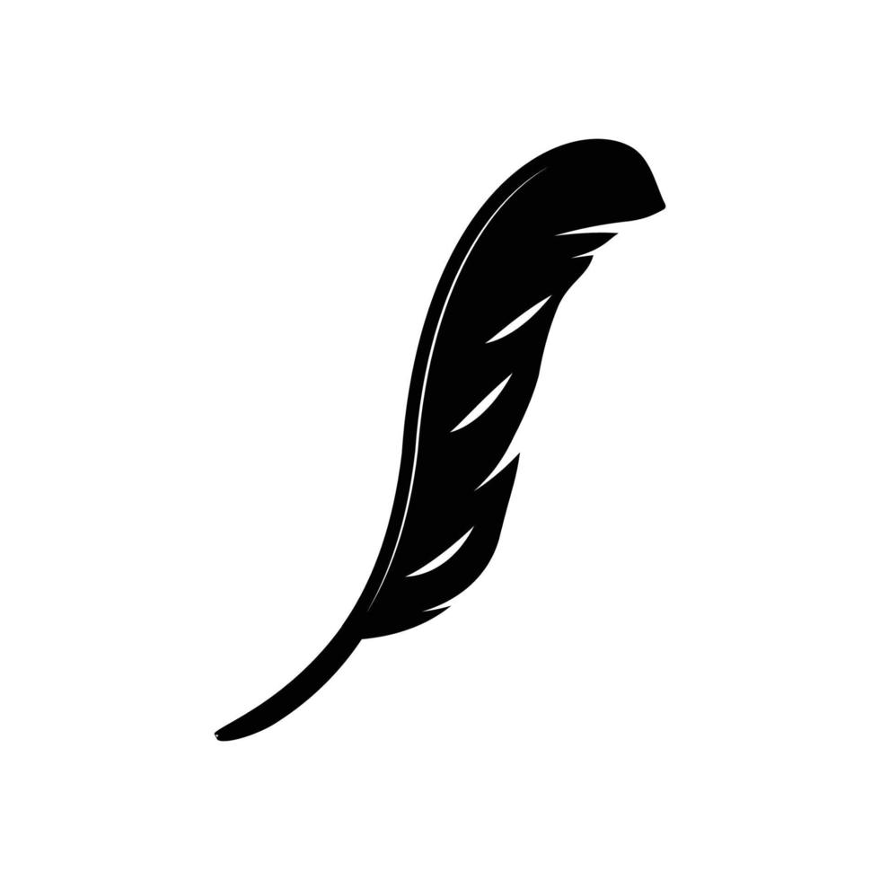 Feather pen  logo vector