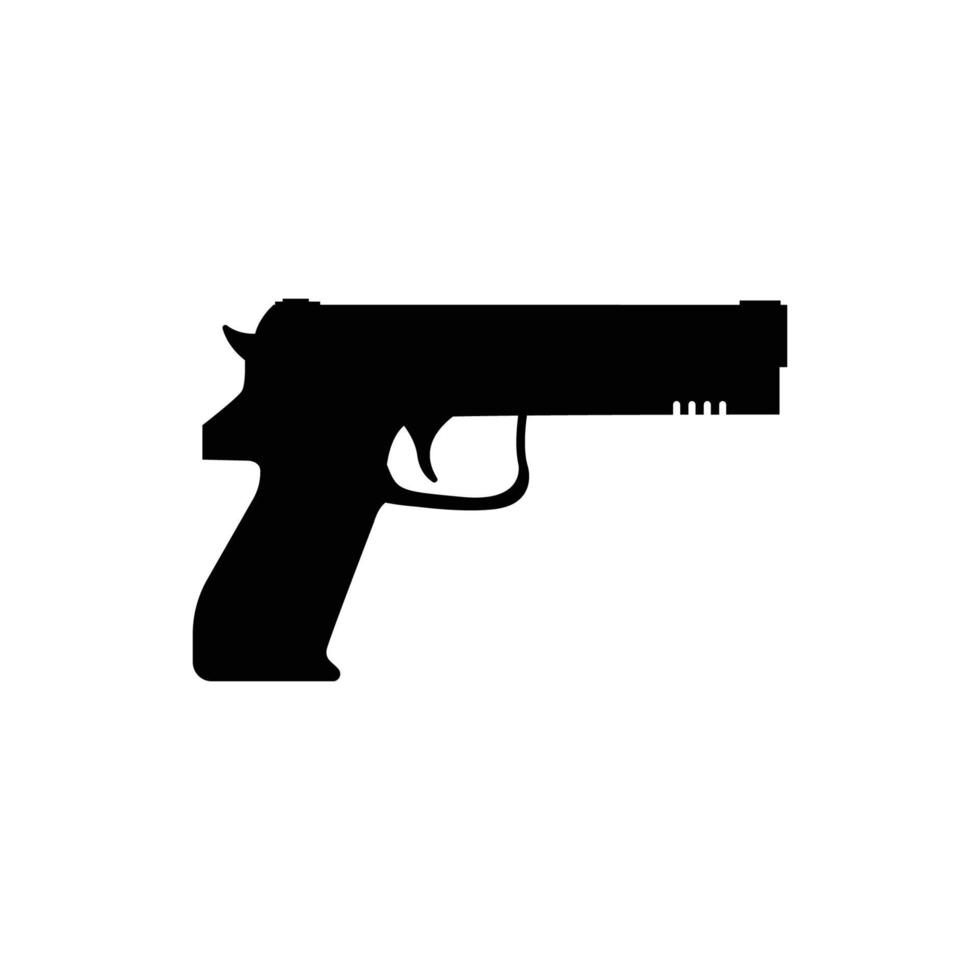 pistola poderosa, pistola, pistola, vector