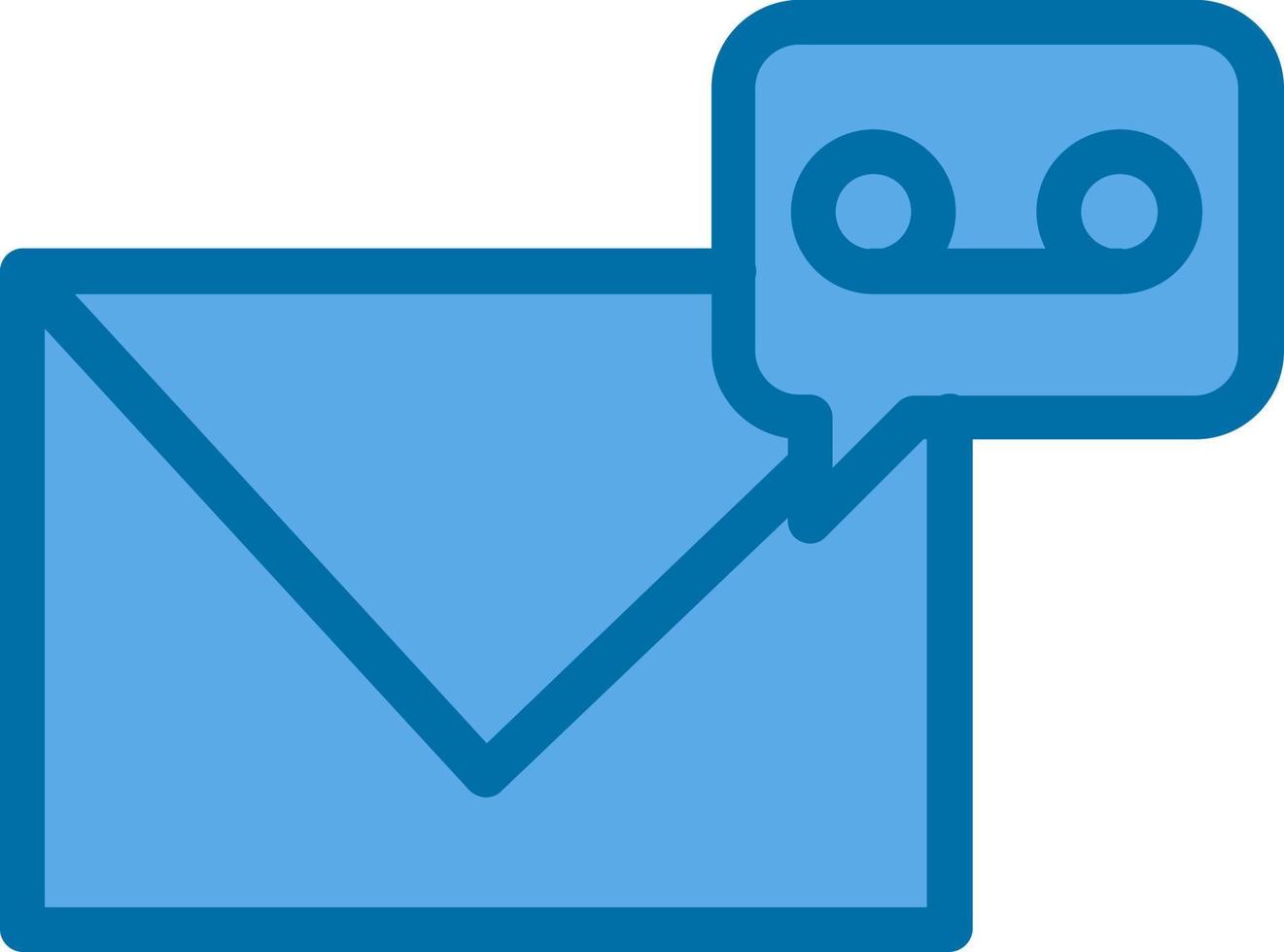 Voicemail Vector Icon Design