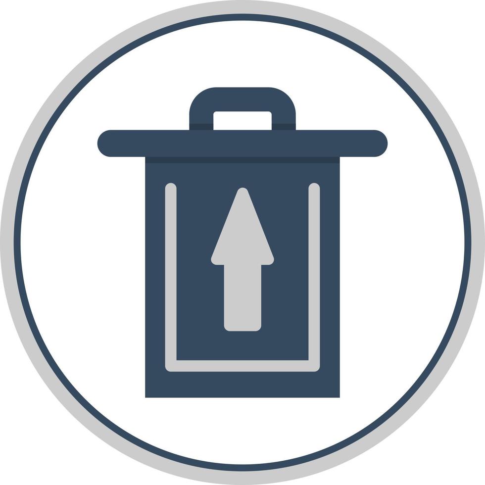 Trash Restore Vector Icon Design