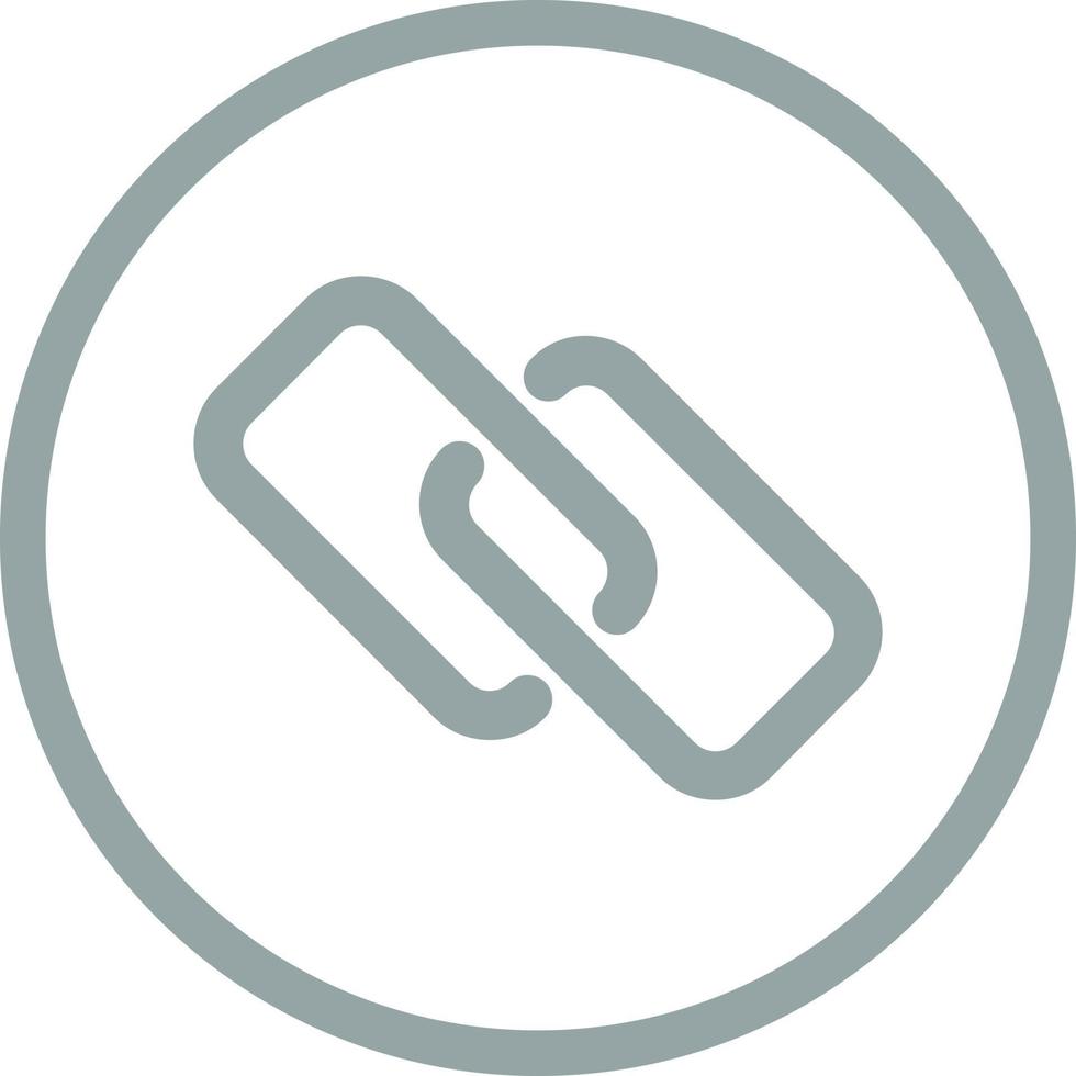 Unlink Vector Icon Design