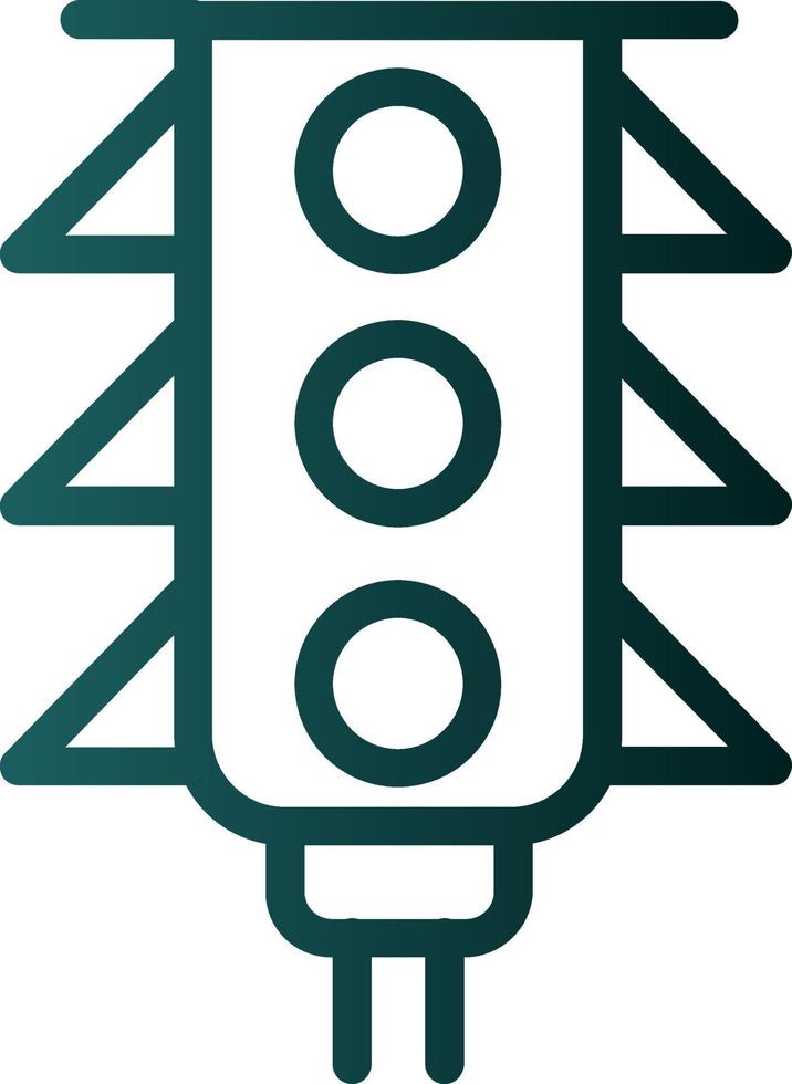 Traffic Light Vector Icon Design
