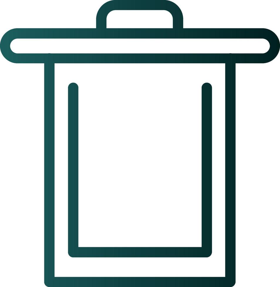 Trash Alt Vector Icon Design