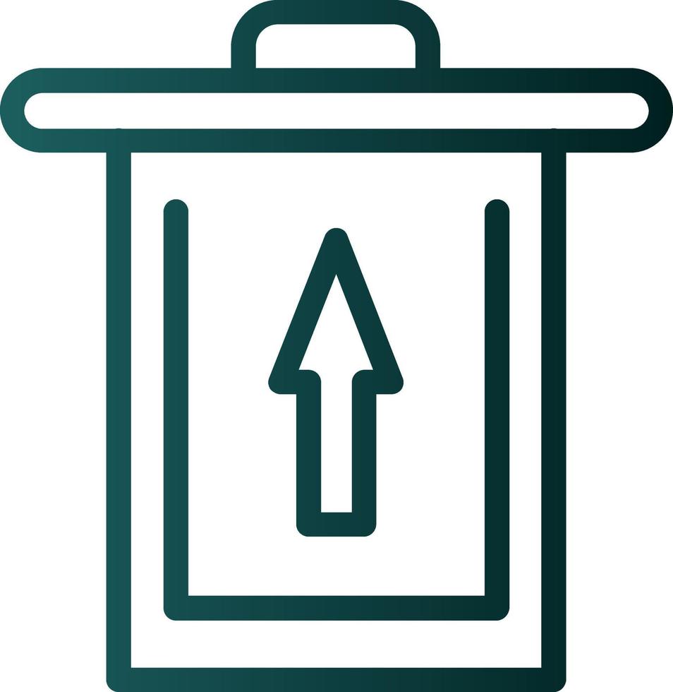 Trash Restore Vector Icon Design
