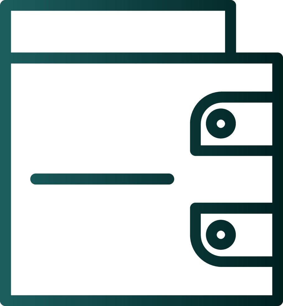 Wallet Vector Icon Design