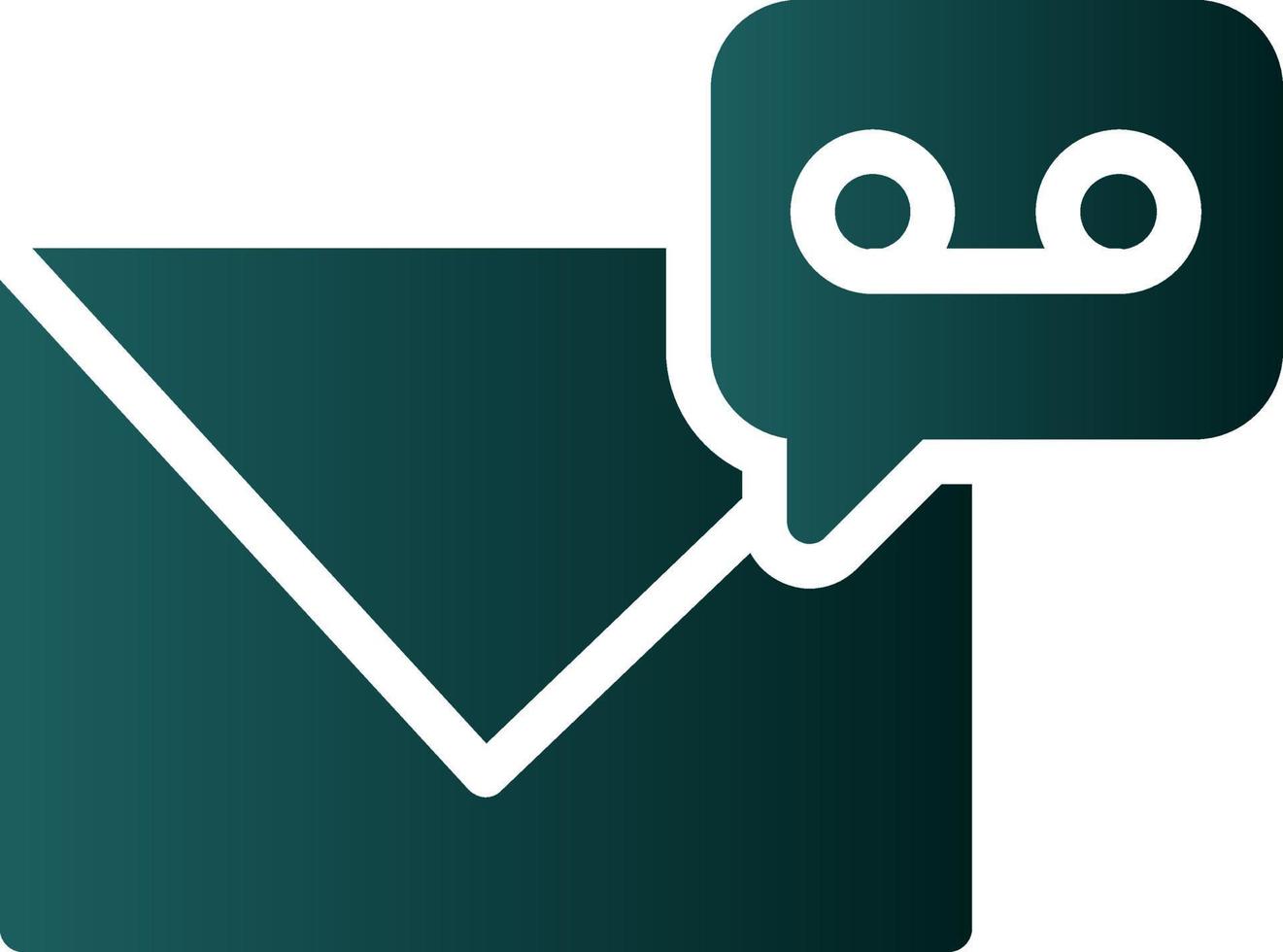 Voicemail Vector Icon Design