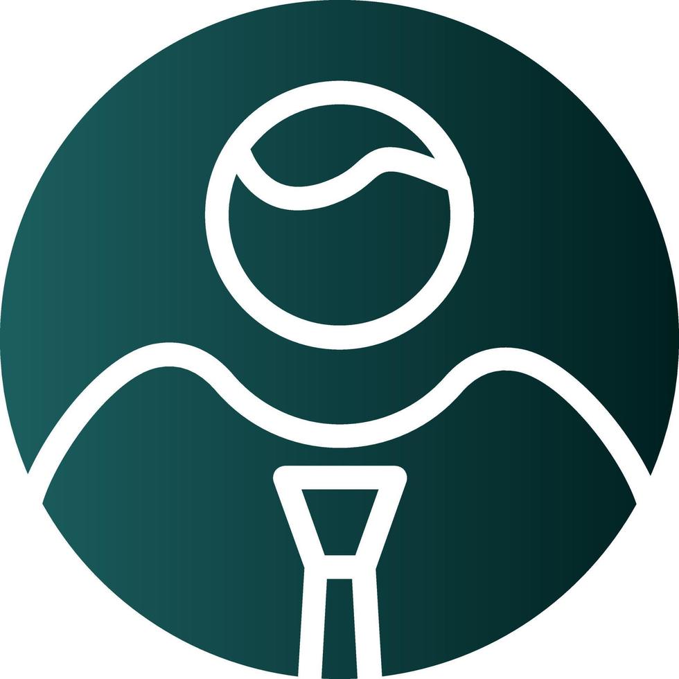 User Tie Vector Icon Design