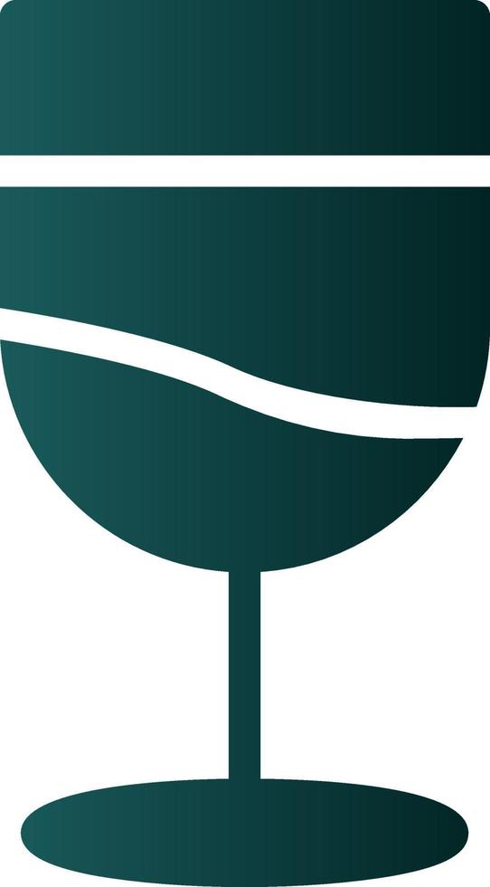 Wine Glass Alt Vector Icon Design