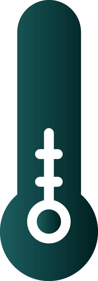 Thermometer Half Vector Icon Design