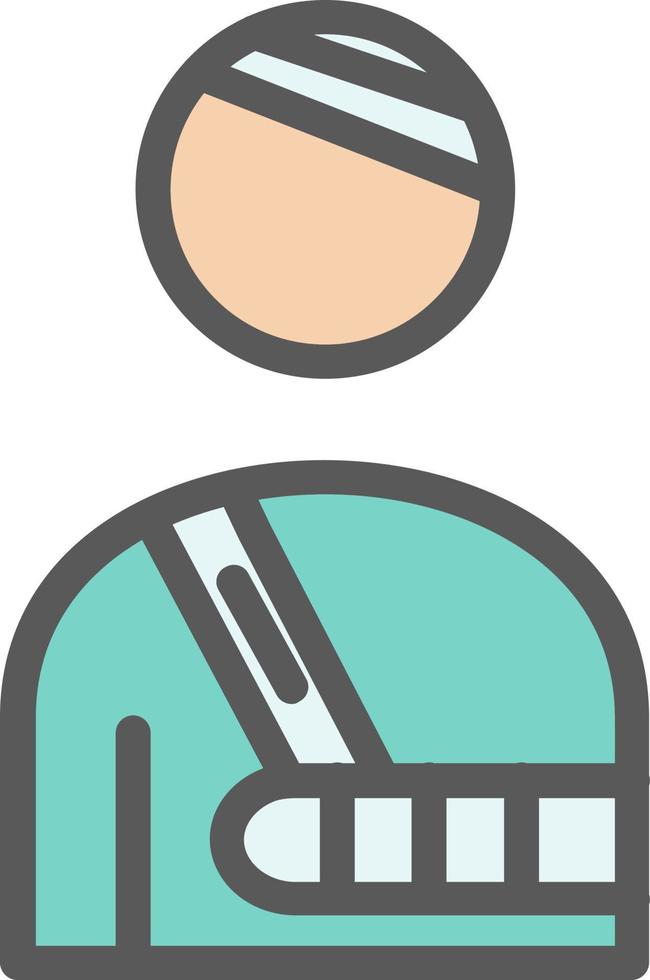 User Injured Icon vector