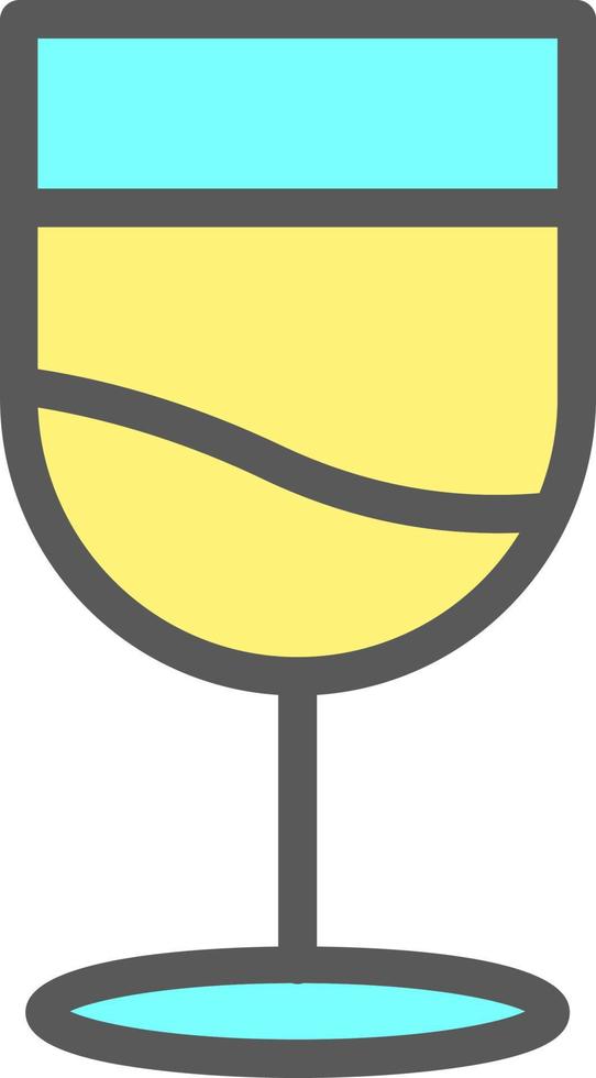 diseño de icono de vector alt de copa de vino