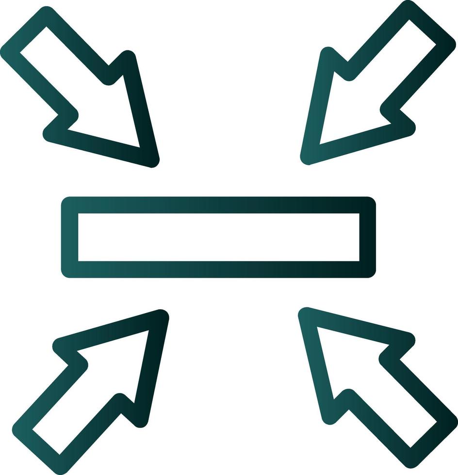 Window Minimize Vector Icon Design