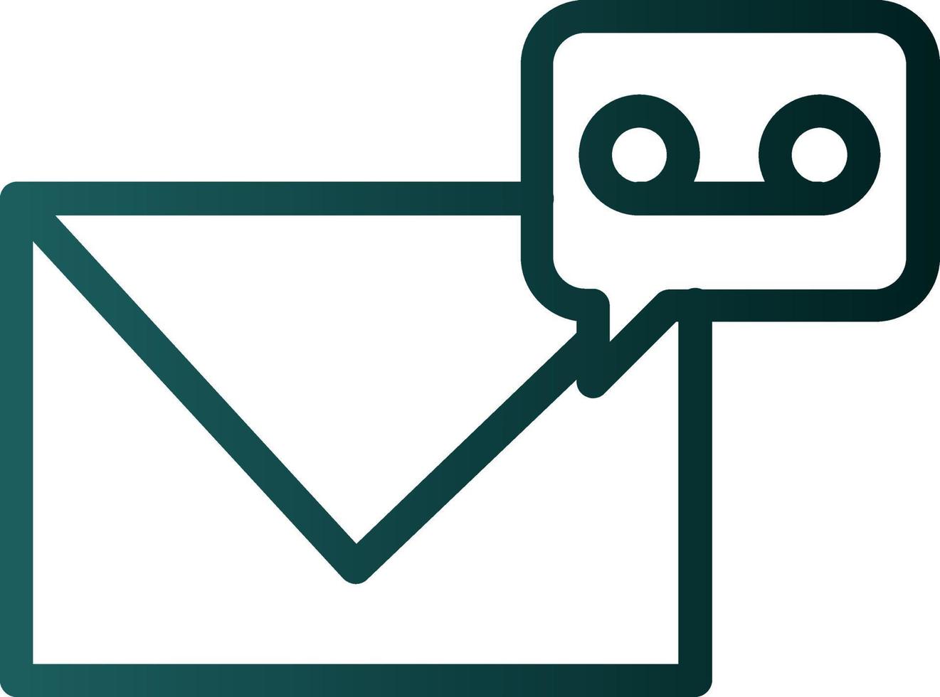 Voicemail Vector Icon Design
