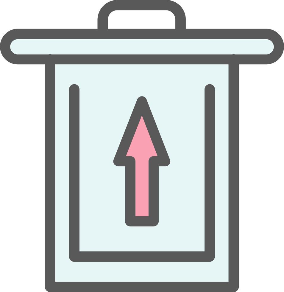 Trash Restore Icon vector