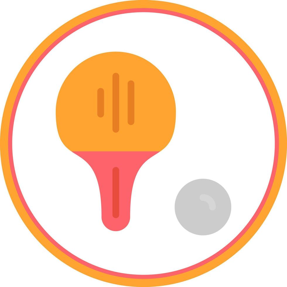 Table Tennis Vector Icon Design