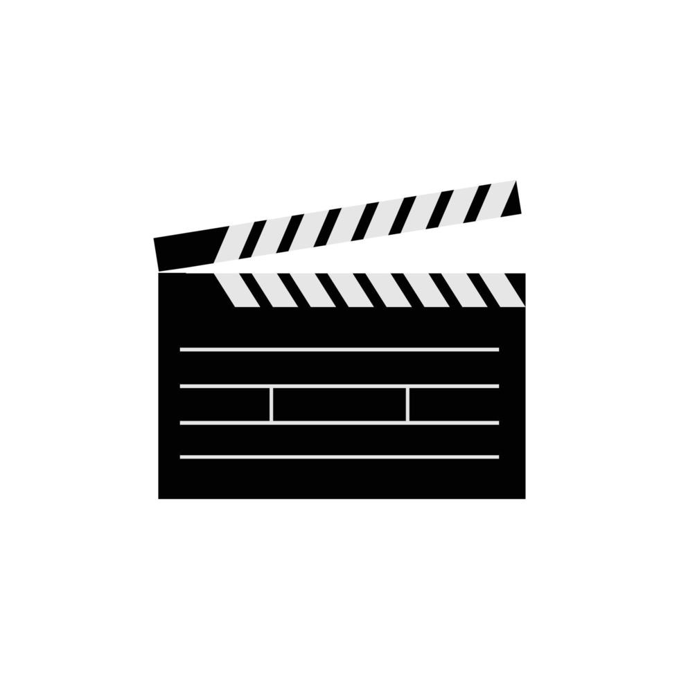 clapper board logo vector