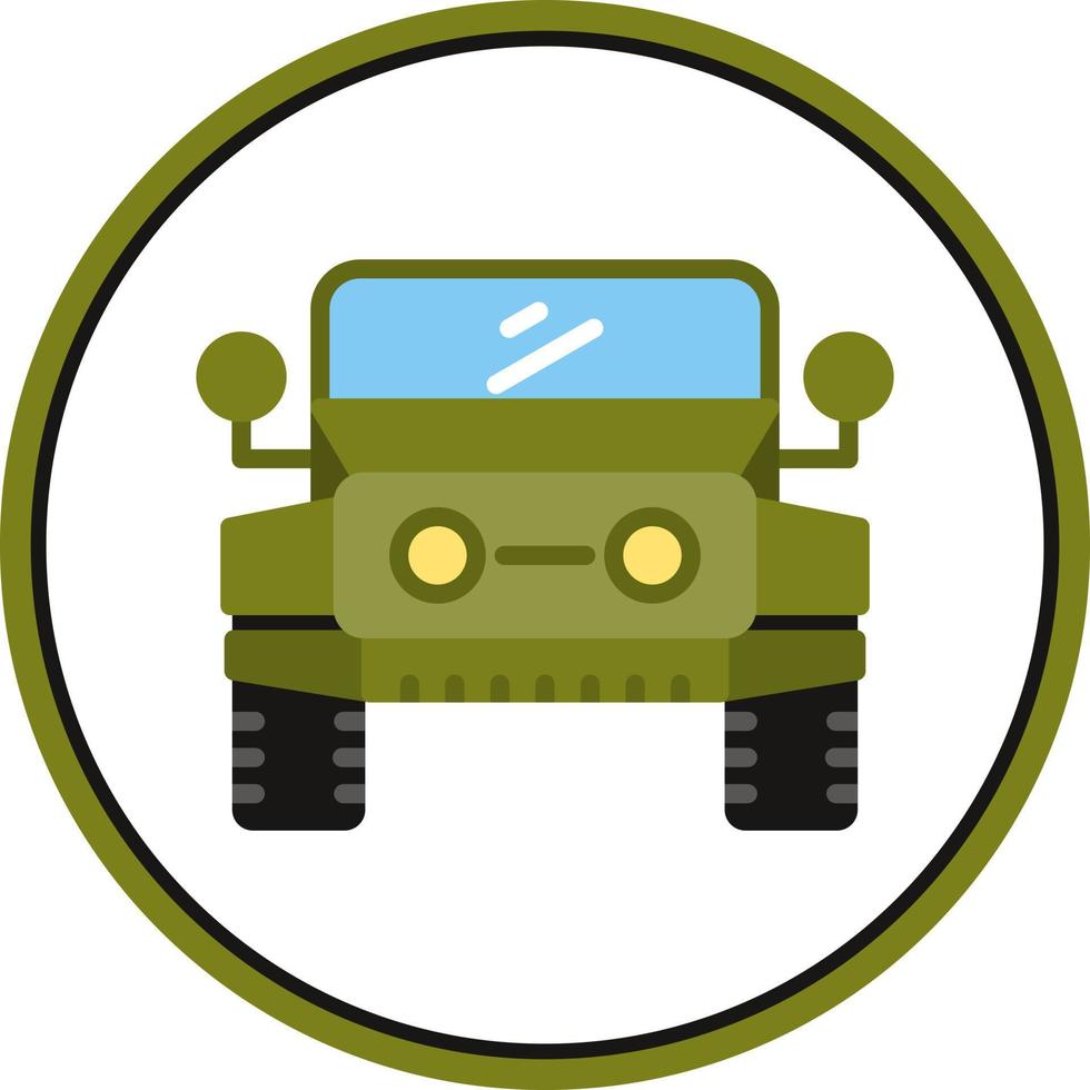 icono de vector de jeep