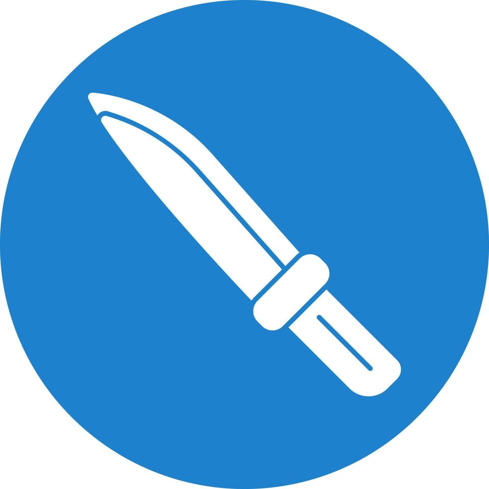 icono de vector de cuchillo