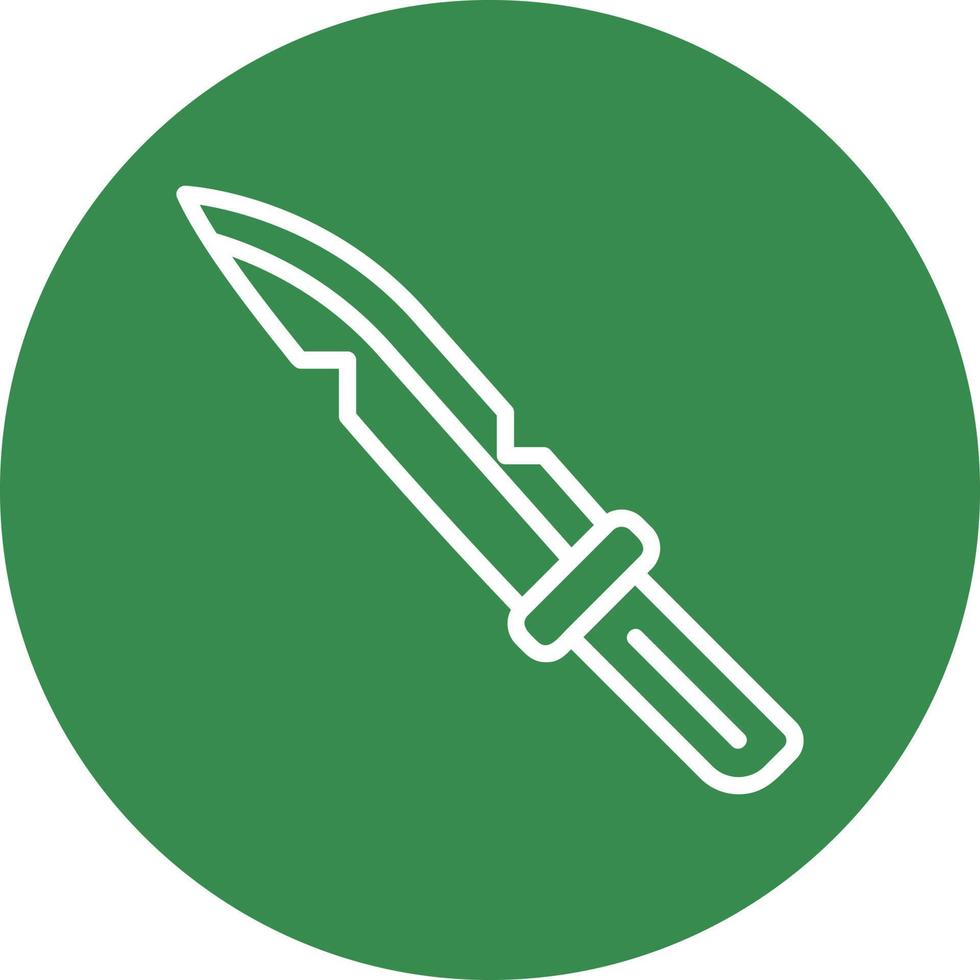 icono de vector de cuchillo