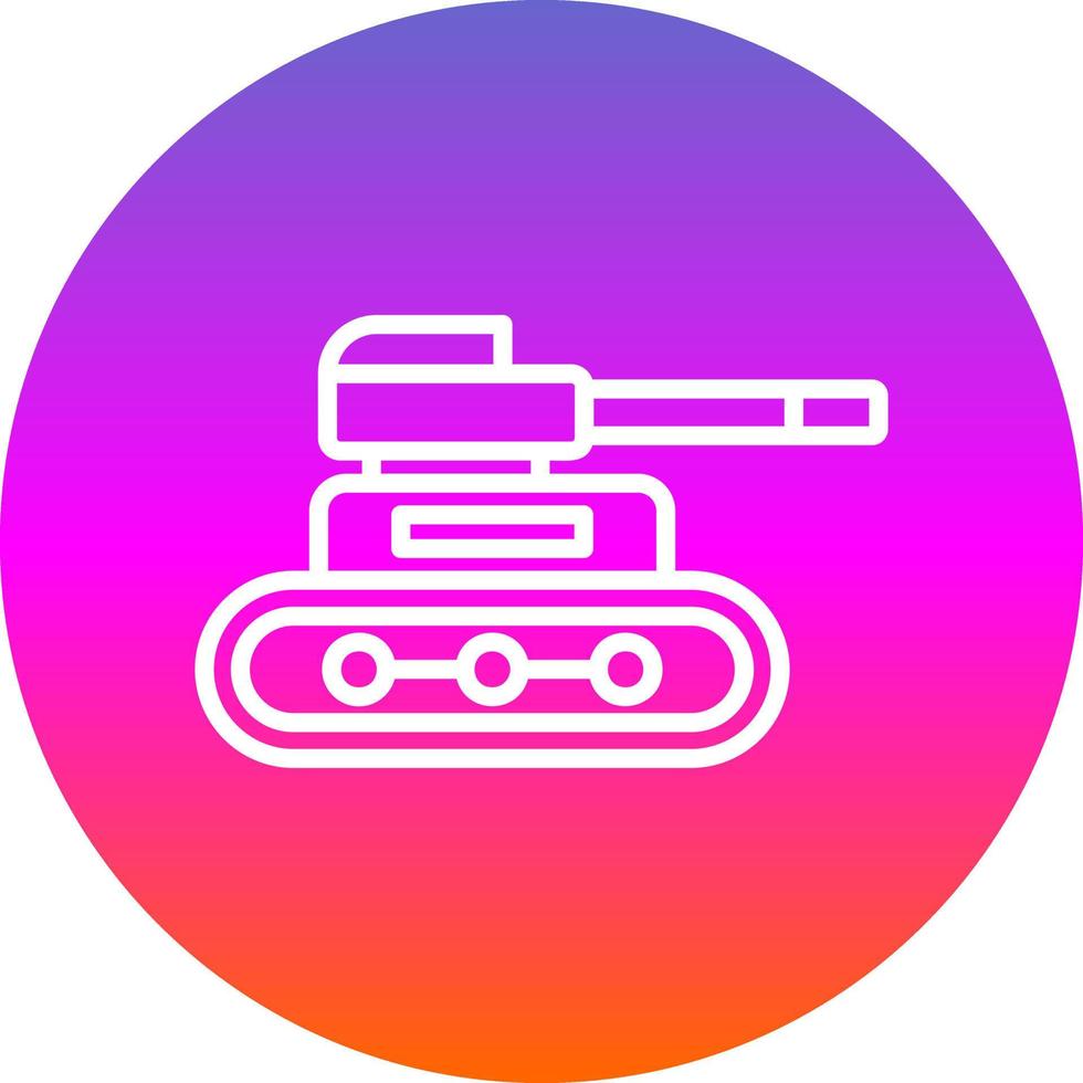 icono de vector de tanque